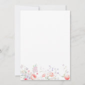 Invitation Classic elegant script floral retirement party (Dos)