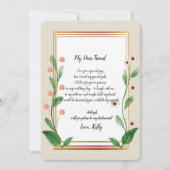 Invitation Classic & Elegant Sophistica sera ma femme de cham (Devant)