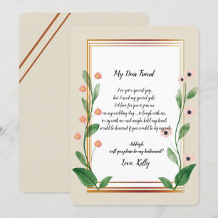 Invitation Classic & Elegant Sophistica sera ma femme de cham