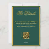 Invitation Classic Elegant w/Details Golf Theme Wedding (Dos)