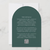 Invitation Classic Emerald Green Simple Wedding (Dos)