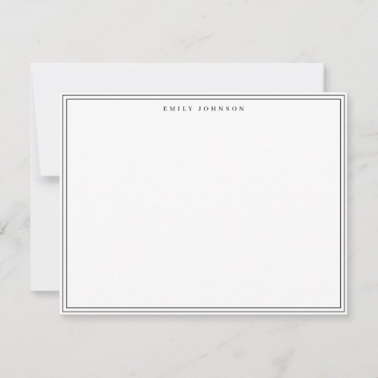 Invitation Classic Frame Note Card (Devant)
