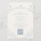 Invitation Classic French Chinoiserie All in One Wedding (Dos)