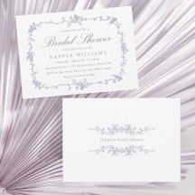 Classic French Victorian Lavender Bridal Shower
