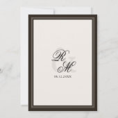 Invitation Classic Ivory Old Money Wedding (Dos)