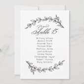 Invitation Classic mariage. Tableau 15 (Devant)