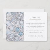 Invitation Classic Merci Golden Lily Pastel Morris (Devant)