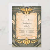 Invitation Classic Military Graduation Ceremony (Devant)