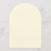 Invitation Classic Modern Ivory Birds Romantic Wedding Arch (Dos)