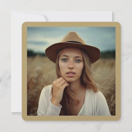 Invitation Classic Monogramme Alphabet M Photo Graduation Par (Dos)