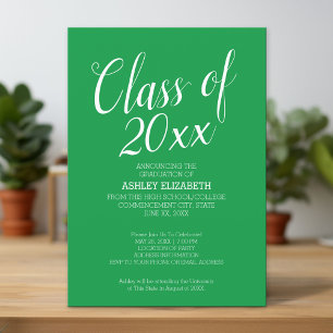 Invitation Classic Motif Graduation Party