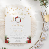 Invitation Classic Noël Blanc Bundle Of Joy Baby shower