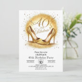 Invitation Classic Online Digital Gold 40e anniversaire (Debout devant)