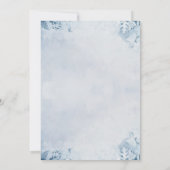 Invitation Classic Père Noël Sleigh Secret Père Noël Winter P (Dos)