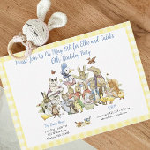 Invitation Classic Peter le lapin Anniversaire Fête Invitatio