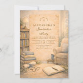 Invitation Classic Psychology Graduation (Devant)