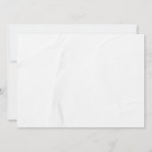 Invitation Classic rose arc élégant photo Graduation (Dos)