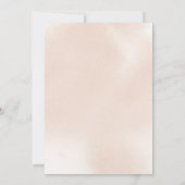 Invitation Classic Rose rose rose rose florale fête de retrai (Dos)