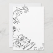 Invitation Classic Sketch Table Setting Ramadan Iftar Dinner (Dos)