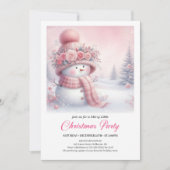 Invitation Classic Snowy Forest Kids Digital Download Christm (Devant)