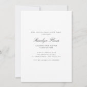 Invitation Classic Soft Yellow Calligraphy (Dos)