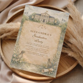 Invitation Classic Veterinary School Graduation