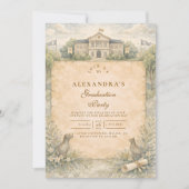 Invitation Classic Veterinary School Graduation (Devant)