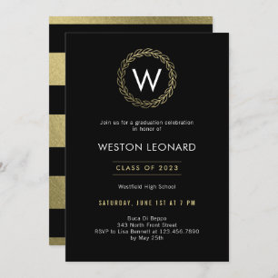 Invitation Classic Wreath EDITABLE COULEUR Party