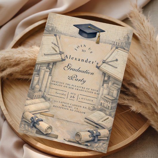 Invitation Classical Architecture Graduatio