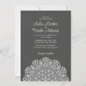 Invitation Classical Ornate Art Deco Style Mandala Wedding (Devant)