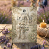 Invitation Classical Romantic Old World Chapel Wedding