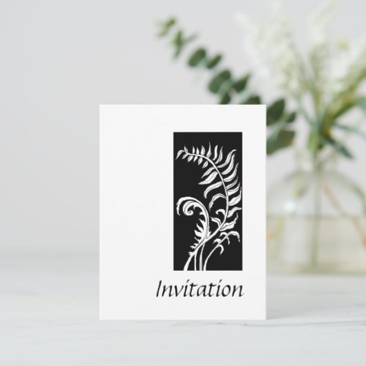 Invitation classique (Debout devant)