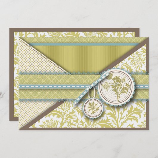 Invitation classique (Devant / Derrière)