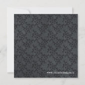 Invitation classique à la fête de Noël (Dos)