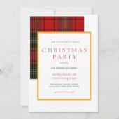 Invitation classique à la fête de Noël (Devant)