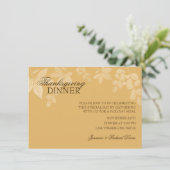 Invitation classique à un dîner de Thanksgiving (Debout devant)