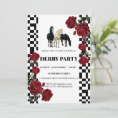 Invitation classique à une soirée Kentucky Derby | (Debout devant)