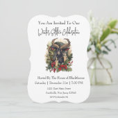 Invitation classique à Yule de chèvre (Debout devant)