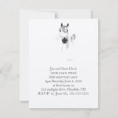 Invitation classique Arabian Horse (Dos)