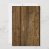 Invitation classique au baby shower de voiture. St (Dos)