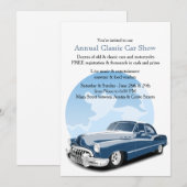 Invitation classique au Salon de Voiture (Devant / Derrière)