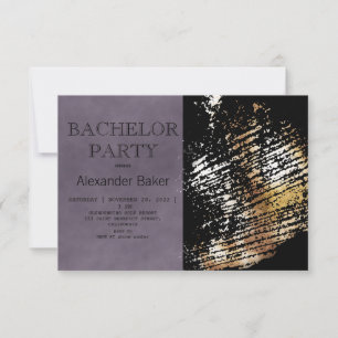 Invitation Classique Bachelor Party. Invitation