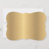 Invitation Classique catholique Élégant Mariage religieux (Dos)