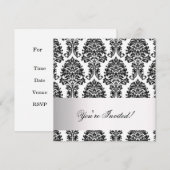 Invitation Classique Damas (Devant / Derrière)