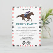 Invitation classique de course de chevaux pour la  (Debout devant)