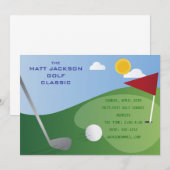 Invitation Classique de Golf (Devant / Derrière)