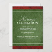 Invitation classique de Kwanzaa (Devant)