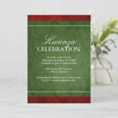 Invitation classique de Kwanzaa (Debout devant)