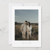 Invitation classique de mariage avec QR code pour  (Dos)