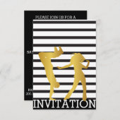 Invitation classique du hip hop VIP de Dico de (Devant / Derrière)